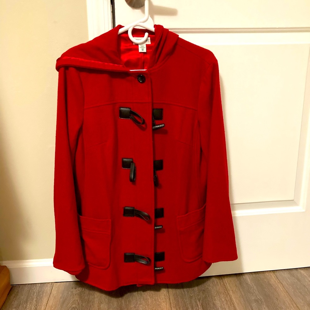 Maternity red jacket